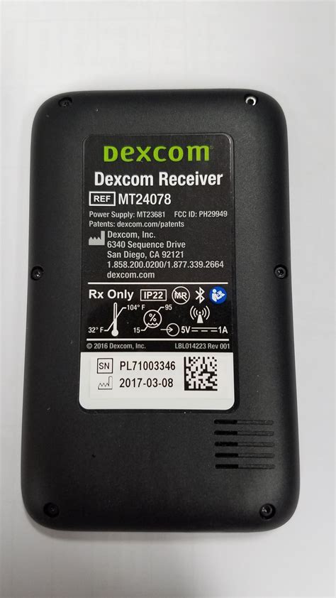 Image result for Dexcom G6 Receiver Ref SN Lot Label On Box