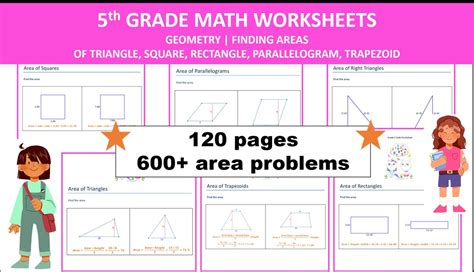 Grade 5 Math Worksheets Geometry に対する画像結果