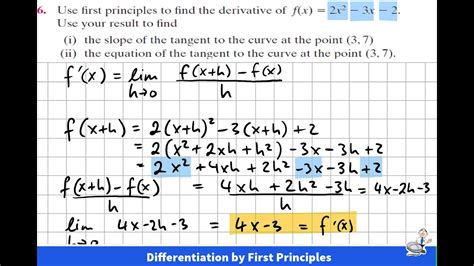 Afbeeldingsresultaten voor First Principles Differentiation Step by Step