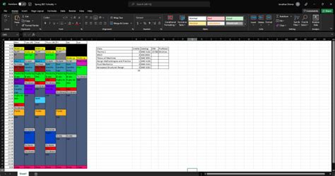 Image result for Make a Schedule Using Excel
