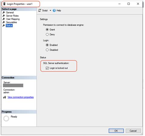 Image result for Password Settings On SQL
