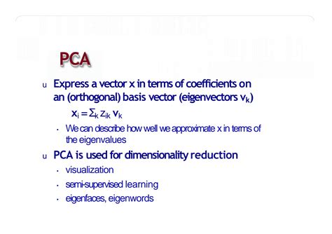 Image result for Pca Images for PowerPoint in Machine Learning