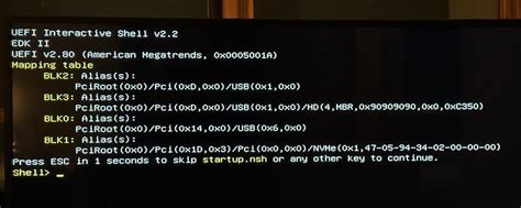Image result for UEFI Interactive Shell Commands