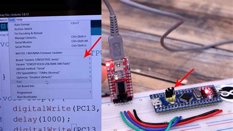 Toradh íomhá ar Arduino as Direct Programmer
