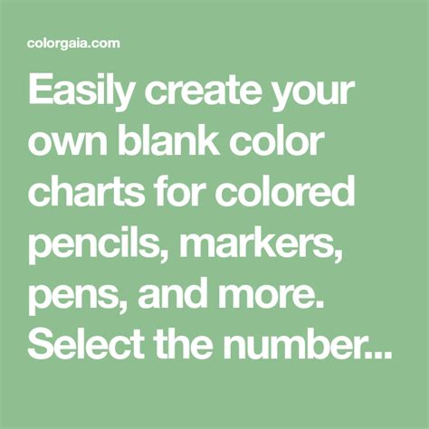 Blank Colored Pencil Chart に対する画像結果