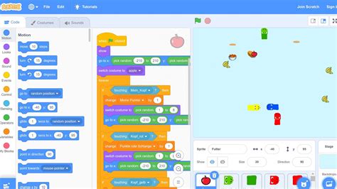Toradh íomhá ar Scratch Tutorial Spiel Programmieren