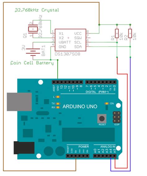 Image result for Arduino DS1307 Clock