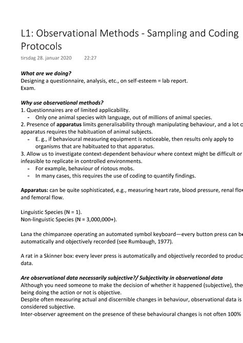 Afbeeldingsresultaten voor Coding Observational Data