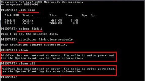 Image result for Disk Media Write Protected