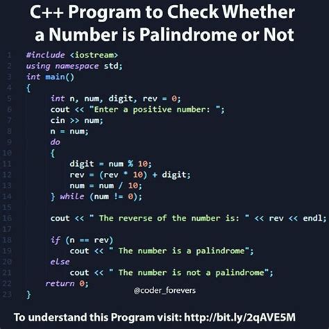 Image result for Check Palindrome Number in C
