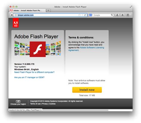 Image result for Flash Player Virus