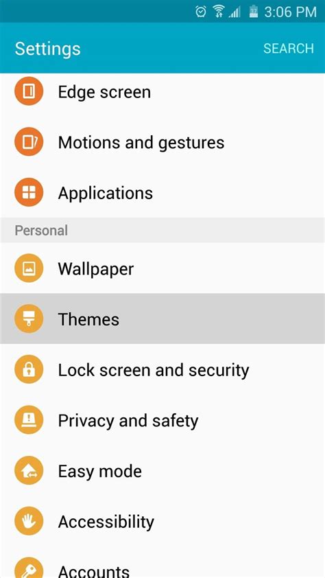 Image result for Setting Page for Android