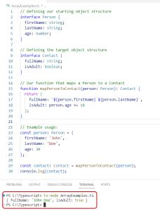 Afbeeldingsresultaten voor Basic Array Map in TypeScript