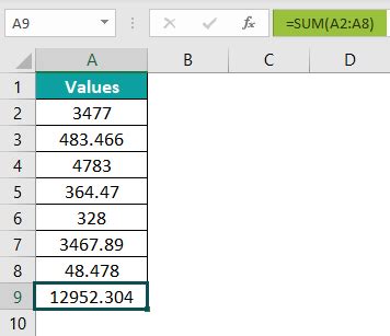 How to Find the Sum in Excel に対する画像結果