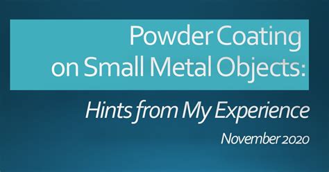 Image result for Powder Coating Small Items