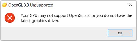 Image result for OpenGL Error Could Not Init Game