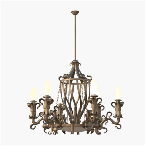 Chandelier 3D Model $12 - .ma - Free3D