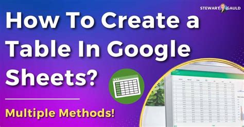 Image result for How to Create Table in Google Spreadsheet