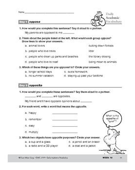 Afbeeldingsresultaten voor Academic Vocabulary Grade 3