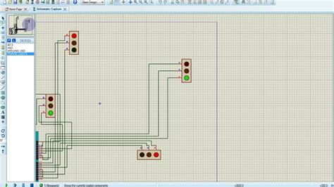 Toradh íomhá ar Arduino Traffic Light Proteus Simulation
