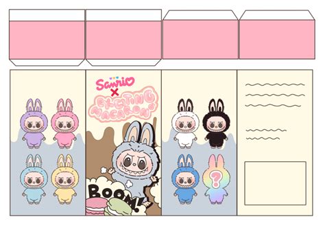 Image result for Labubu Box Template Free Printable
