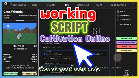 Image result for Eternal Cultivation Script Roblox