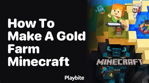 Image result for How to Build a Gold Farm Minecraft Java