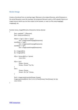 Image result for Small Images PHP Programming