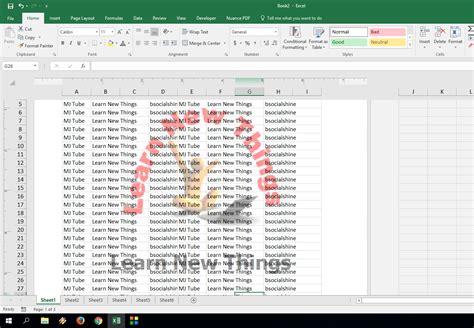 Toradh íomhá ar How to Convert Picture to Watermark in Excel