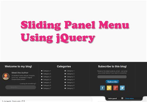 Image result for Sliding in jQuery