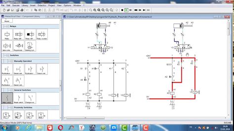 Toradh íomhá ar Fluidsim Elektropneumatik