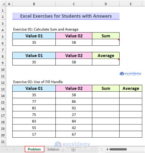 Image result for Exercise for Excel