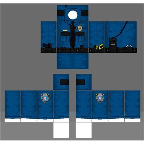 Police Officer Uniform Template Roblox に対する画像結果