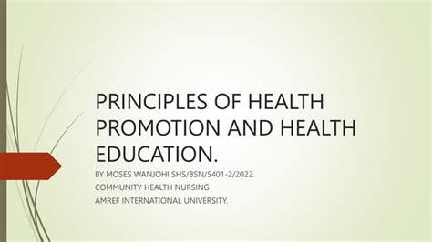 Image result for Principles of Health Promotion