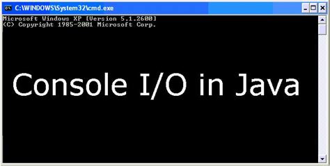 تصویر کا نتیجہ برائے Console I/O Java