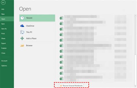 Image result for How to Find Last Excel Saved Document