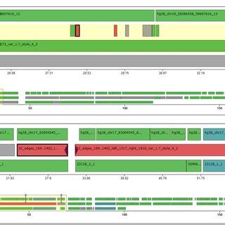 Toradh íomhá ar Contig Alignment Diagram