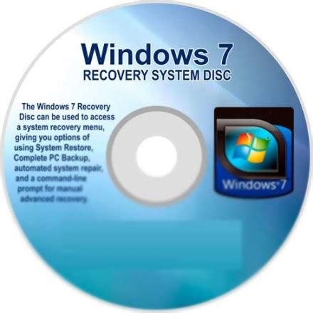 Image result for Windows 7 Recovery Disk
