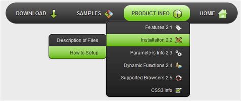 Image result for CSS3 Menu