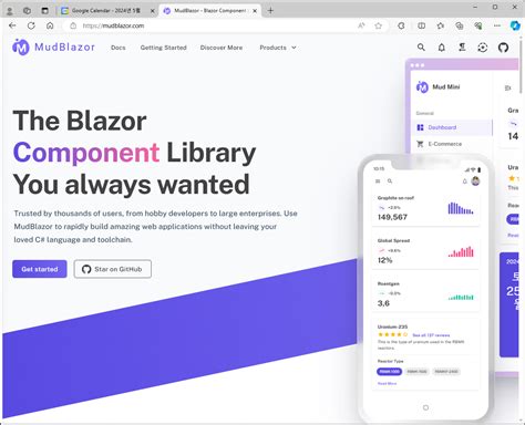 Image result for Blazor Server Mudblazor Toolbar Examples