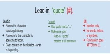 Image result for In Text Citation or Lead In