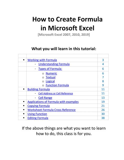 Image result for How to Create an Excel Formula