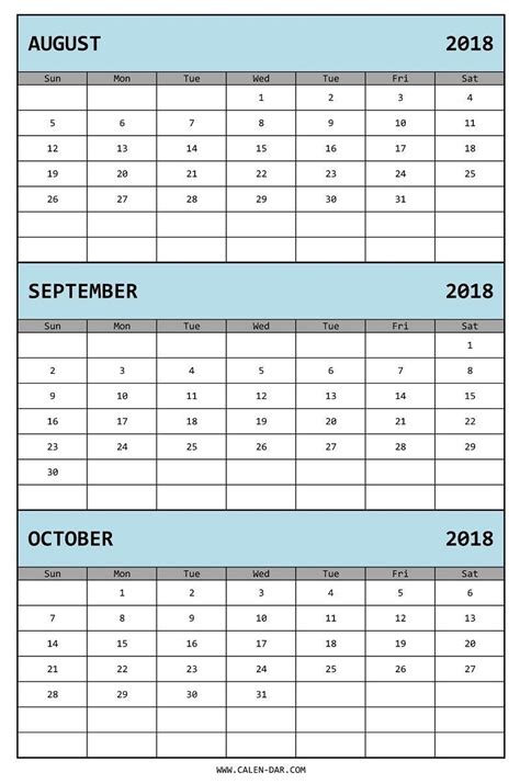 Image result for Free Printable 3 Month Calendar Template