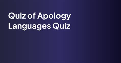 Image result for Apology Language Quiz