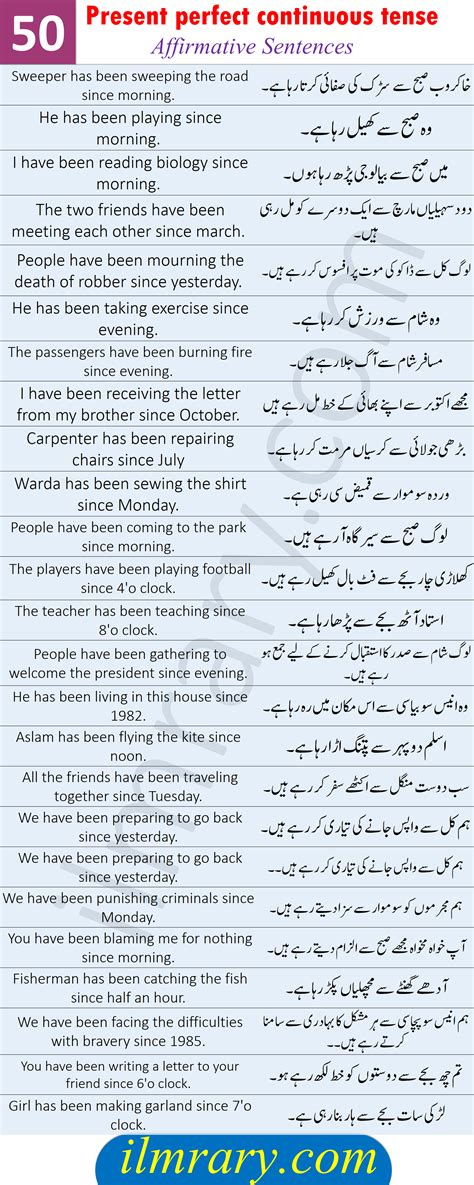 Image result for Present Perfect Continuous Examples