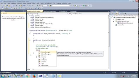 Image result for How to Create a Table in C#
