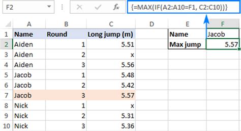 Afbeeldingsresultaten voor Regular Array Formula Excel