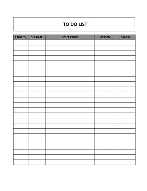 Toradh íomhá ar To Do List Form PDF