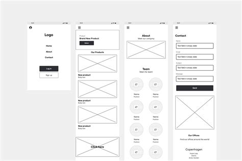 Image result for Template Rogo Wireframe