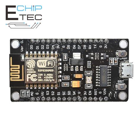 Image result for Esp8266 Nodemcu 12E